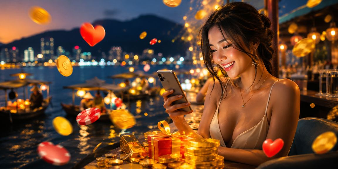 Người dùng đăng nhập tài khoản cá cược 2543 trên điện thoại tại bãi biển Đà Nẵng
