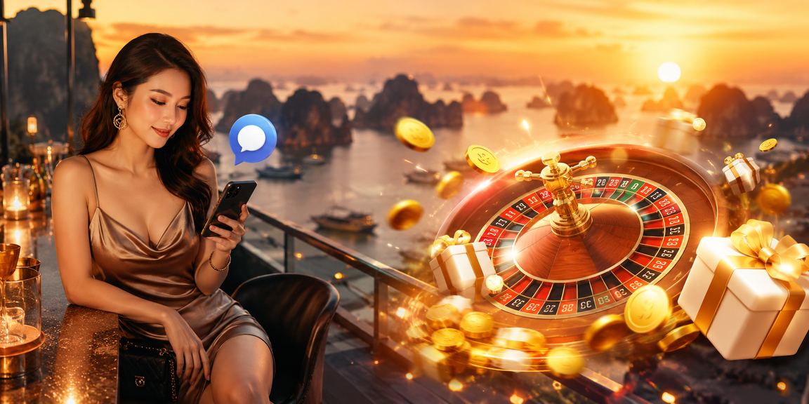 Người chơi casino trực tuyến tại Hạ Long với view vịnh biển xanh, trải nghiệm giải trí đẳng cấp